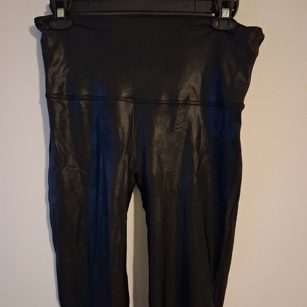 Spanx Black Faux Leather Leggings - Picture 5 of 8